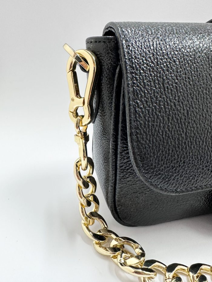 LARA BLACK WITH GLOSSY TEXTURE - imagine 3