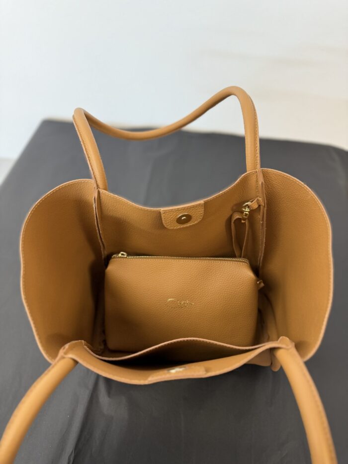 PETRA Shopper Bag BROWN CAMEL - imagine 2